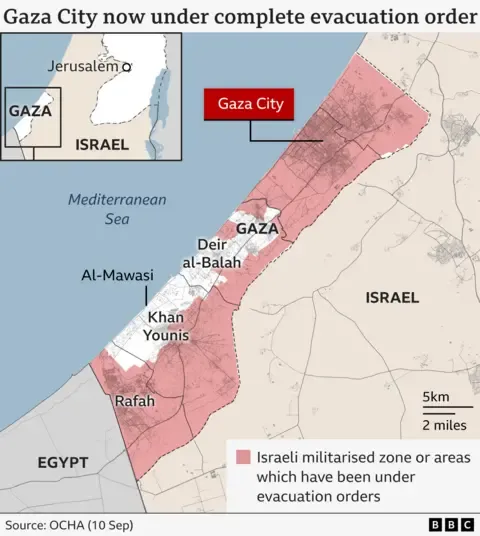 Countless Gaza Residents Escape as Military Troops Move Further into Urban Areas